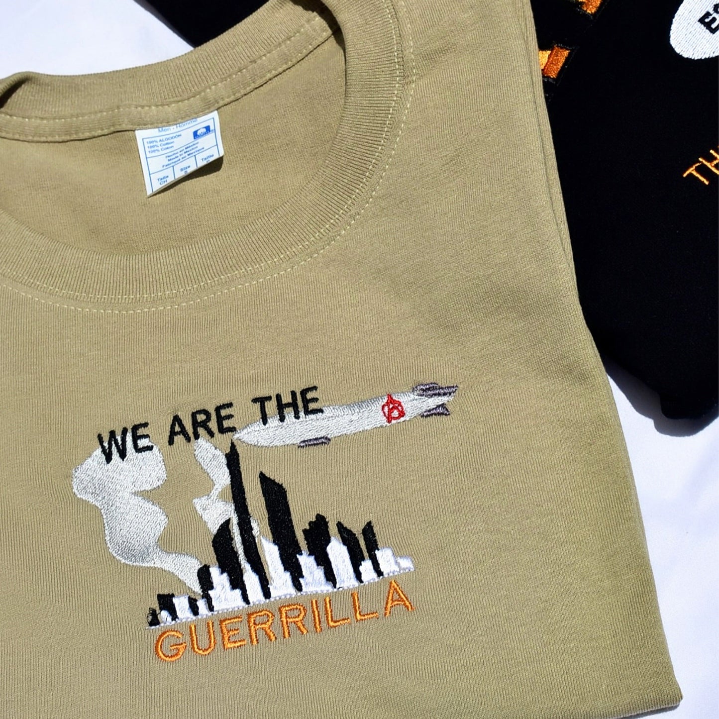 GUERRILLA ATEEZ PLAYERA BORDADA