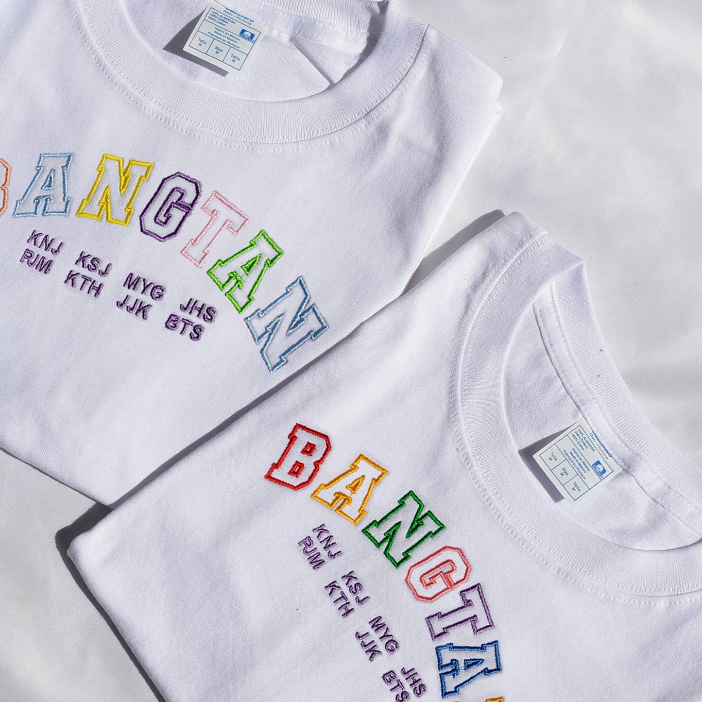 BTS BANGTAN PLAYERA BORDADA UNIV