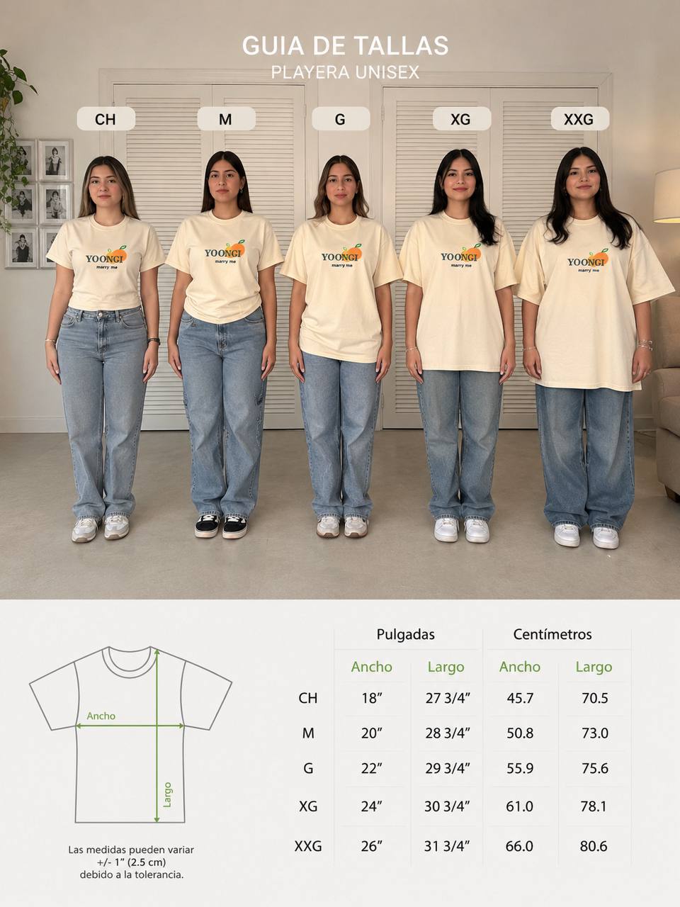 EUNWOO 1997 PLAYERA MARINO UNISEX