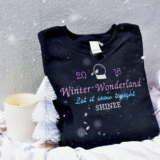 WINTER WONDERLAND SHINEE SUDADERA BORDADA