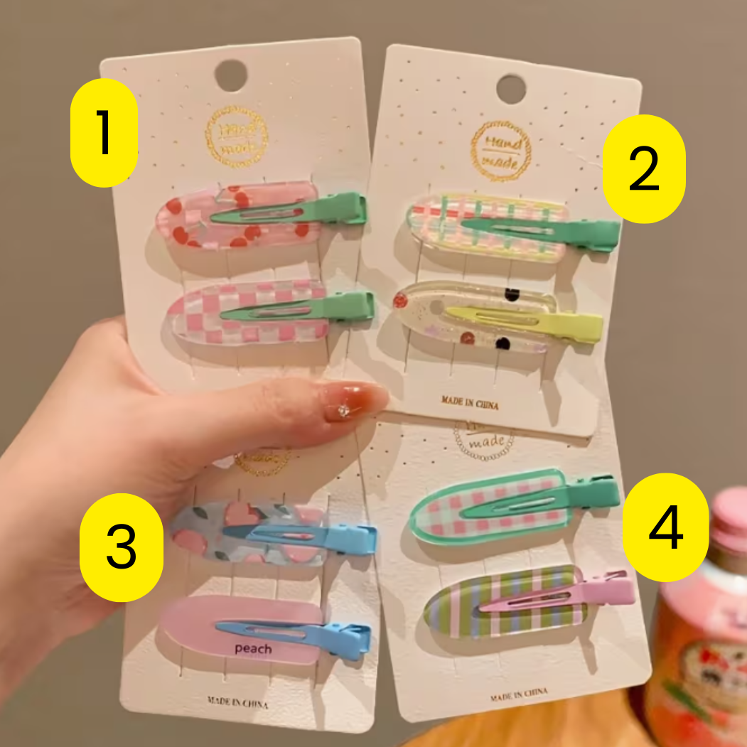 SET DE PASADORES PARA CABELLO
