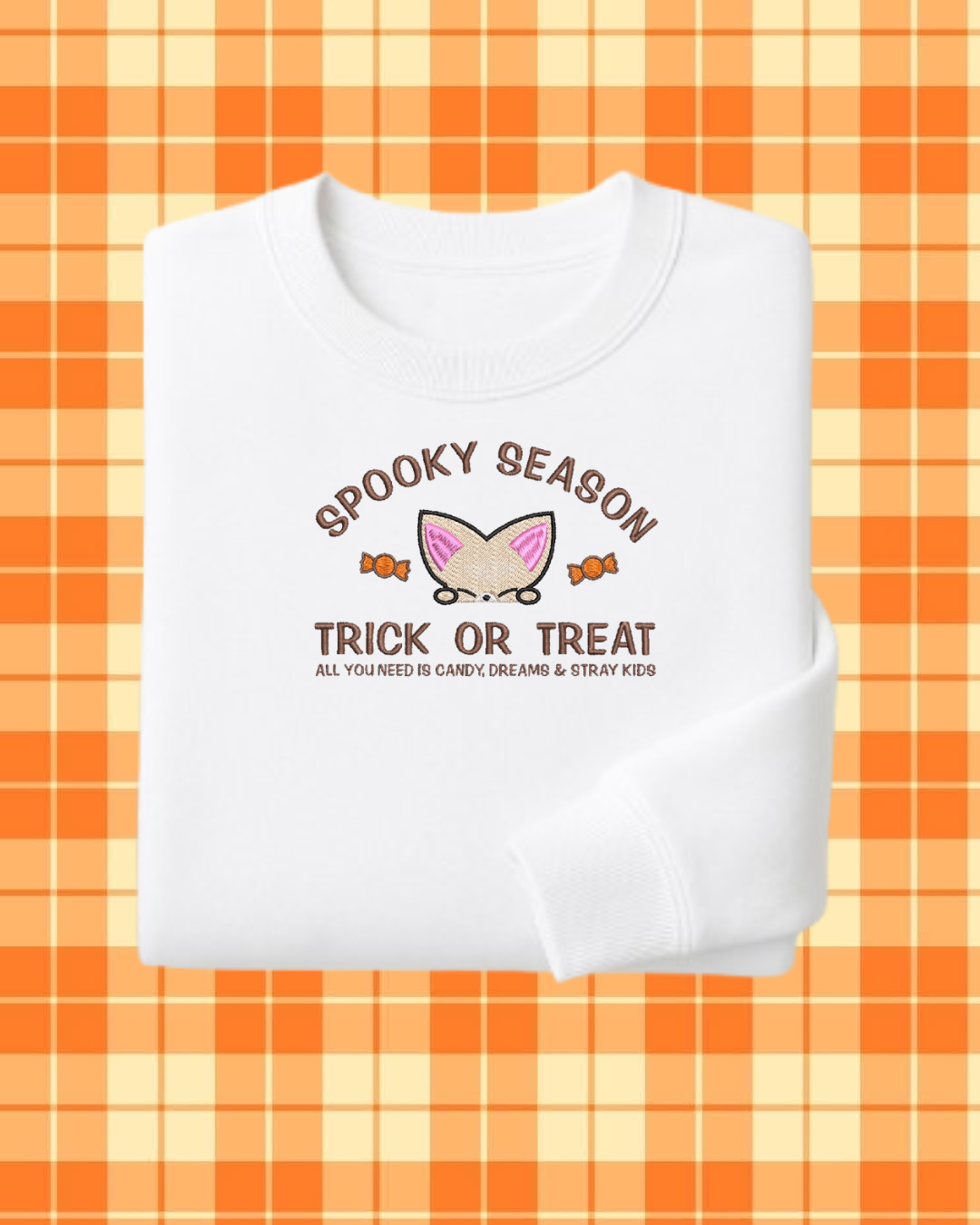 🎃🐺 SKZ SPOOKY SEASON – Sudaderas y playeras bordadas edición Otoño