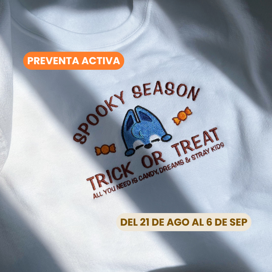 🎃🐺 SKZ SPOOKY SEASON – Sudaderas y playeras bordadas edición Otoño