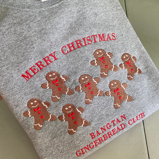 BANGTAN BTS GINGERBREAD CLUB SUDADERA BORDADA