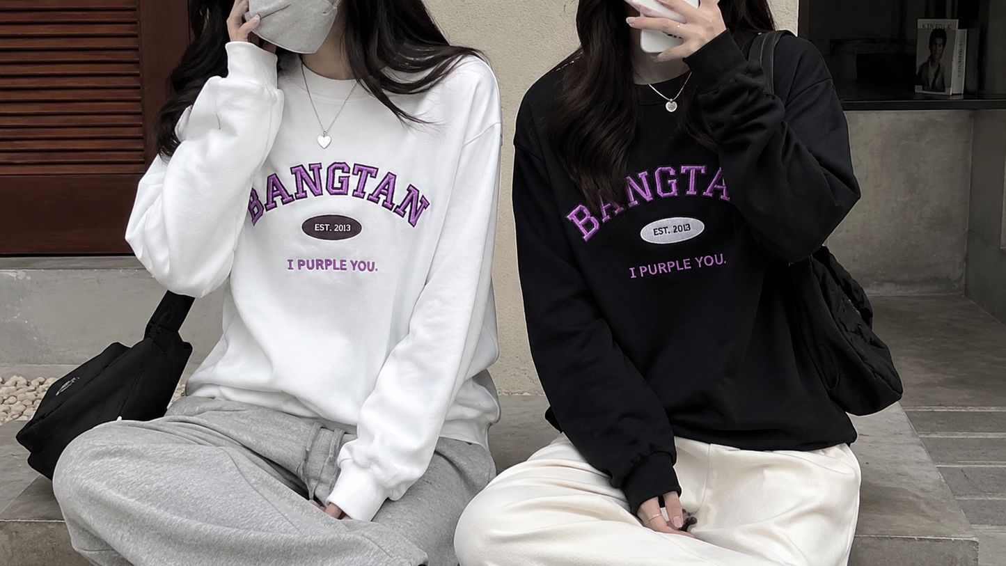 BANGTAN BTS SUDADERA BORDADA, UNISEX