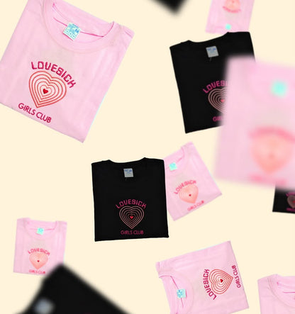 LOVESICK GIRL BLACKPINK PLAYERA BORDADA