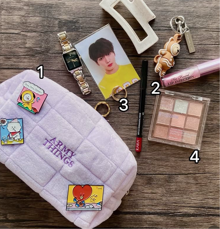 ARMY THINGS BOLSA FELPA (COSMETIQUERA, LAPICERA)