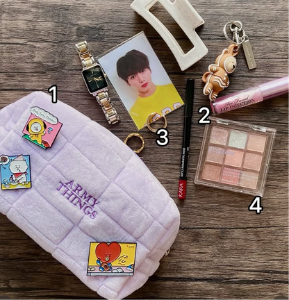 ARMY THINGS BOLSA FELPA (COSMETIQUERA, LAPICERA)