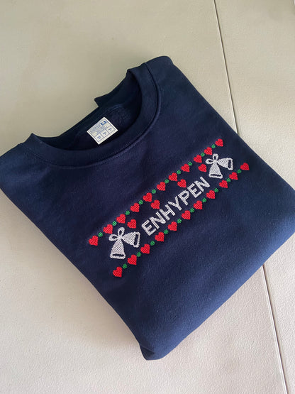 ENHYPEN CHRISTMAS EDITION SUDADERA BORDADA