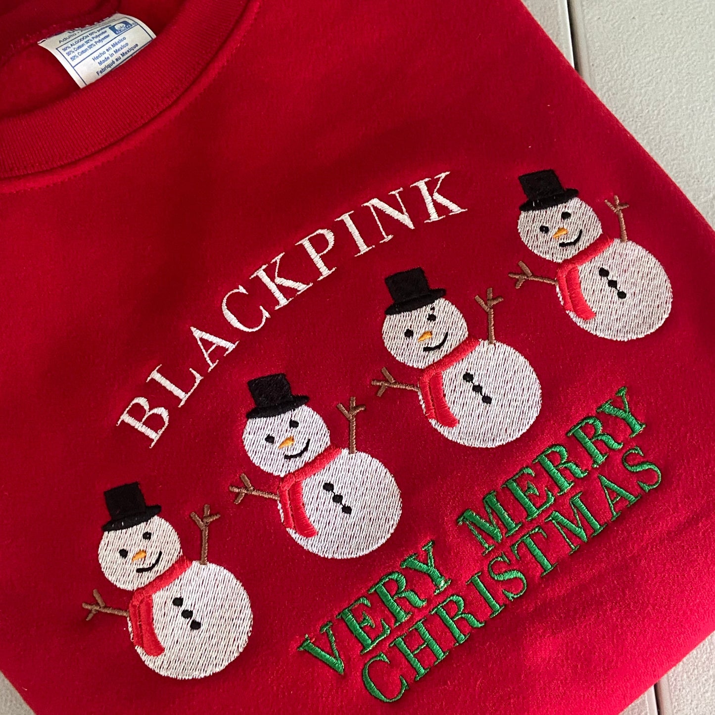 BLACKPINK UGLY SWEATER SUDADERA BORDADA