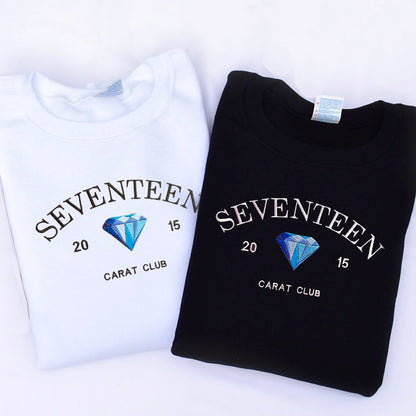 SEVENTEEN SUDADERA BORDADA UNISEX