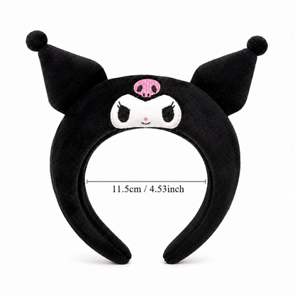 DIADEMA DE PELUCHE KUROMI
