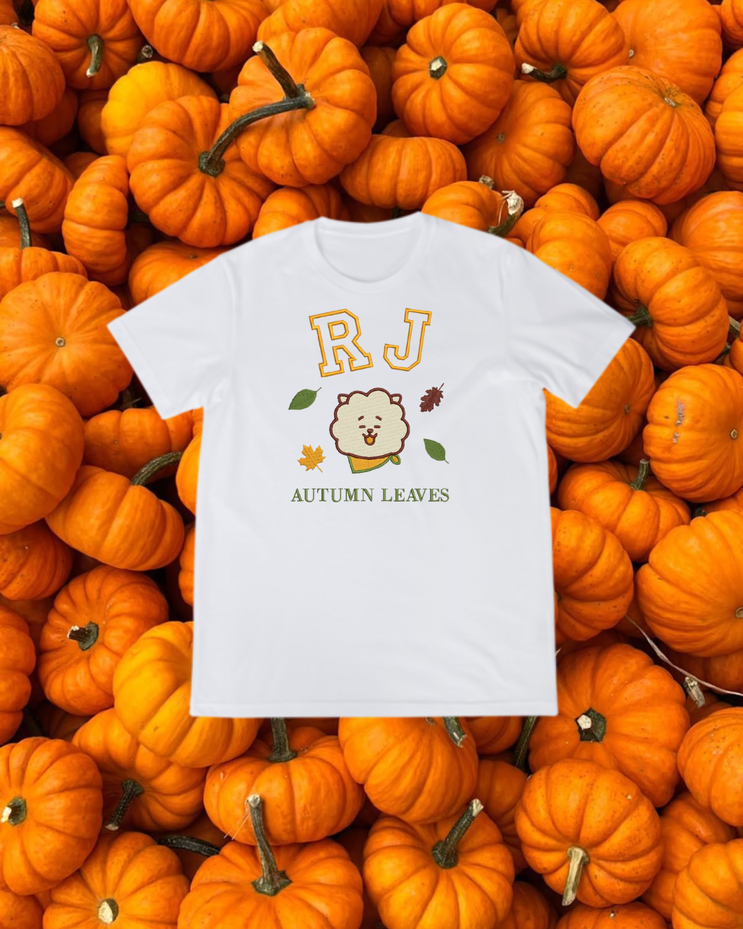 🍁 BT21 AUTUMN LEAVES – Playeras bordadas edición Otoño