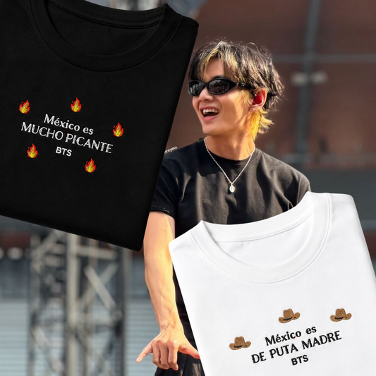 BTS V World Tour 2026 – México es Mucho Picante" & "México es de P*ta Madre (México City Edition)