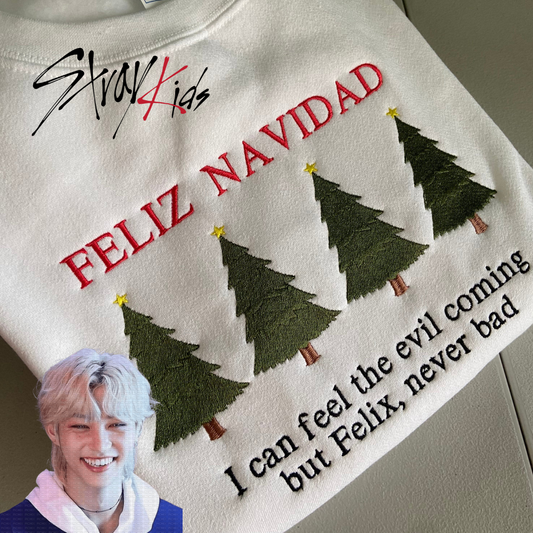 STRAY KIDS UGLY SWEATER SUDADERA BORDADA