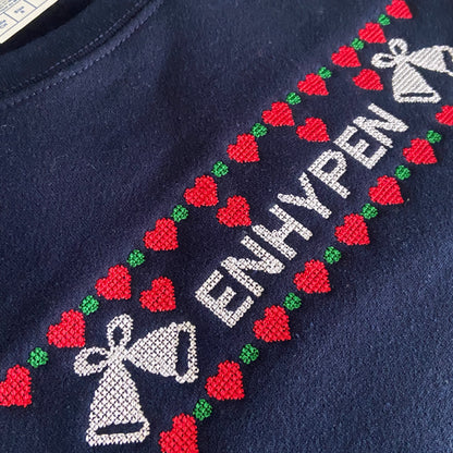 ENHYPEN CHRISTMAS EDITION SUDADERA BORDADA