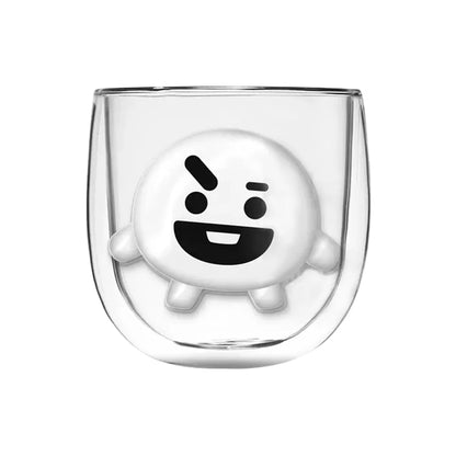 BT21 1pc Vasos transparentes 300ML