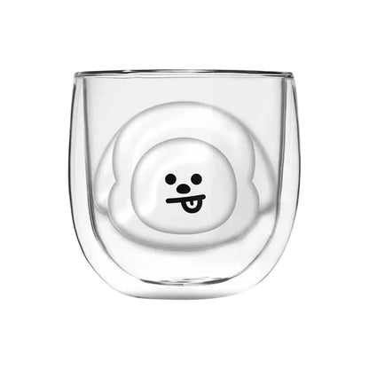 BT21 1pc Vasos transparentes 300ML