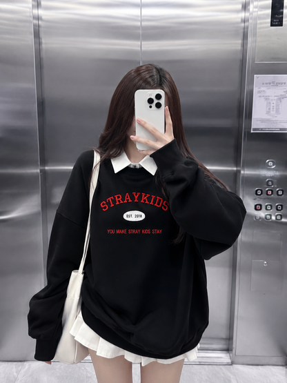 STRAY KIDS SUDADERA BORDADA, UNISEX