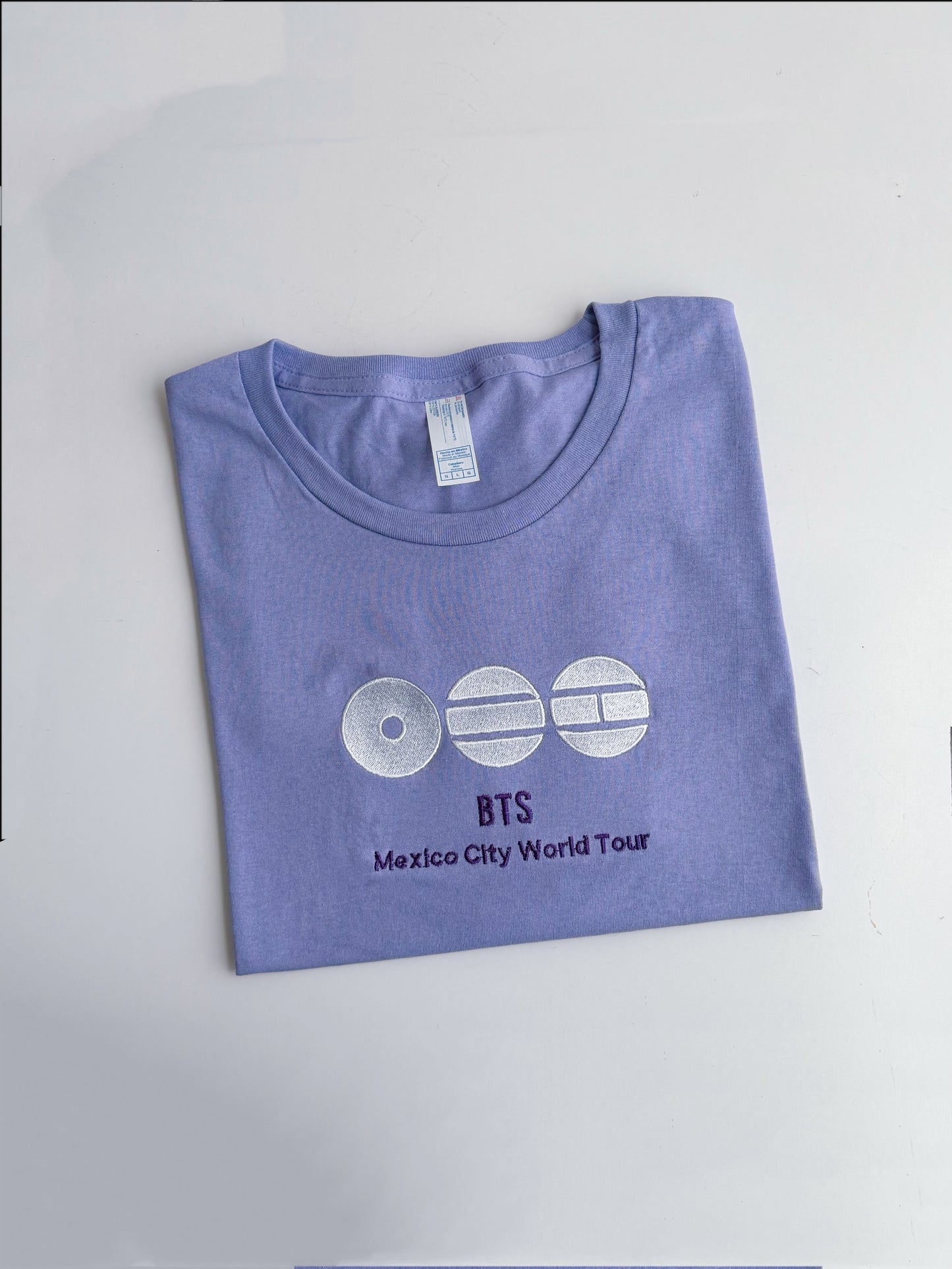 BTS World Tour 2026 – Playera Lila (México City Edition)