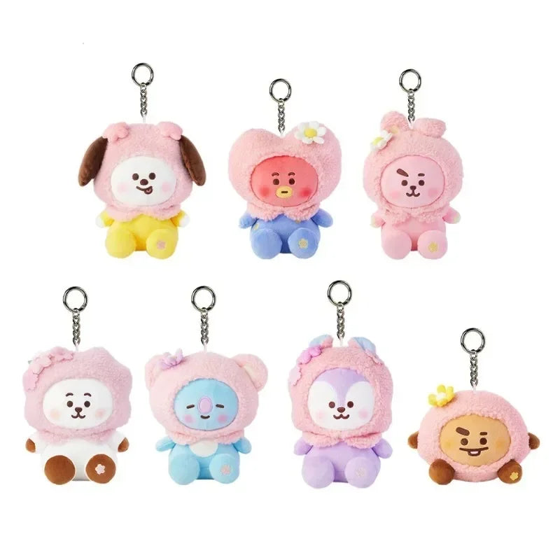 BT21 Sakura Series BTS llavero peluche 10 cm