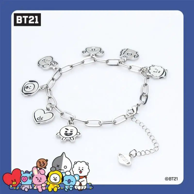 BT21 Pulsera de Metal