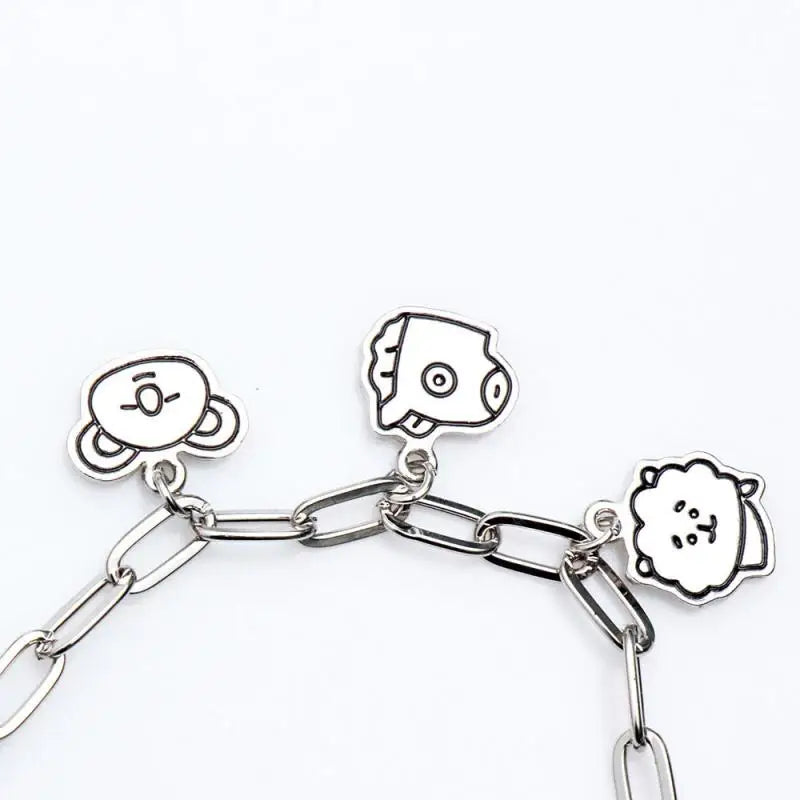 BT21 Pulsera de Metal