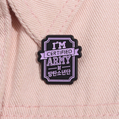 ARMY BTS PIN Metal