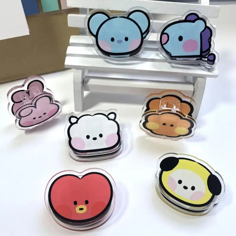 SET 5 CLIPS BT21 papeleria