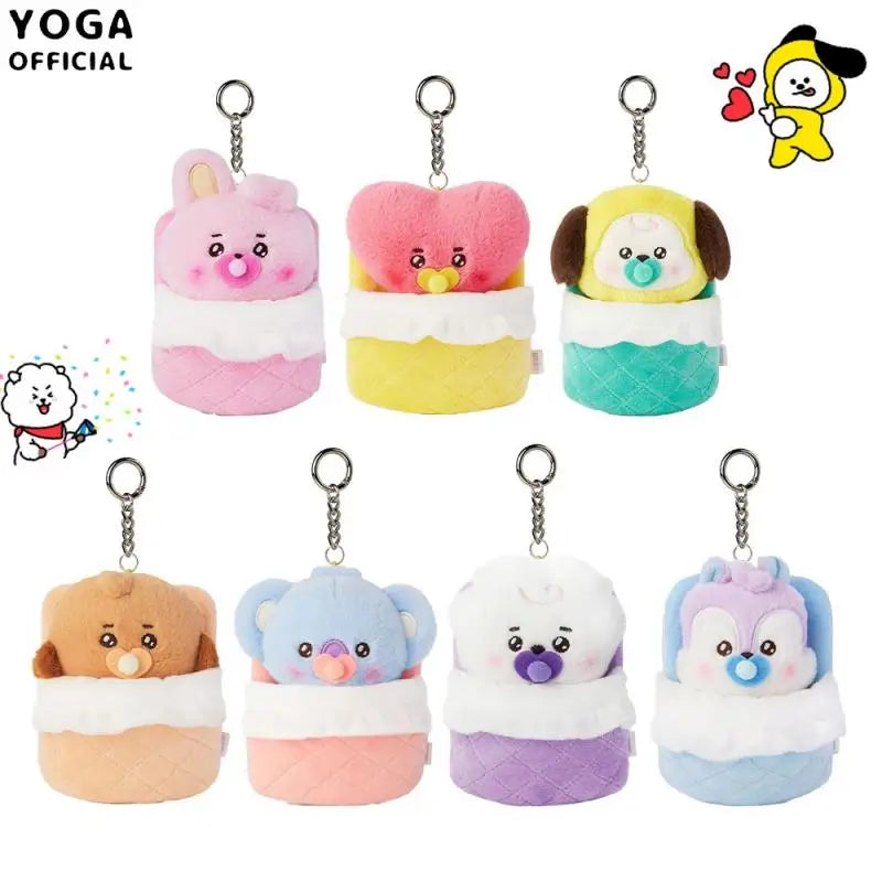 BT21 NEWBORN BABY LLAVERO peluche