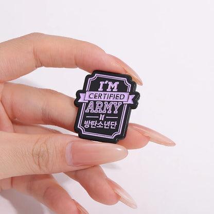 ARMY BTS PIN Metal