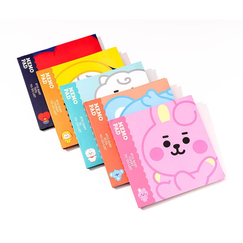 BT21 MINI AGENDA (TO DO LIST, POST IT, STICKERS)