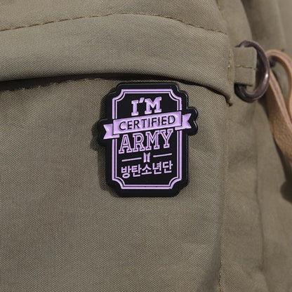 ARMY BTS PIN Metal