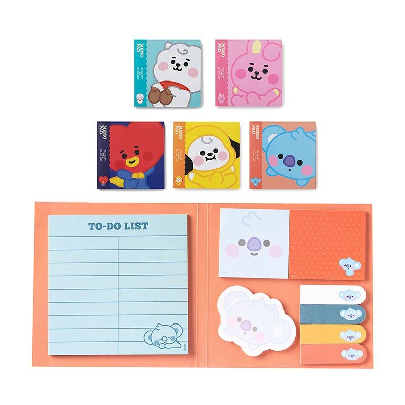 BT21 MINI AGENDA (TO DO LIST, POST IT, STICKERS)