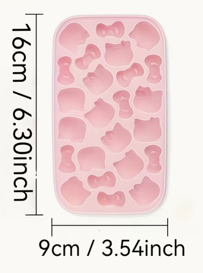 MOLDE DE SILICON DE HELLO KITTY