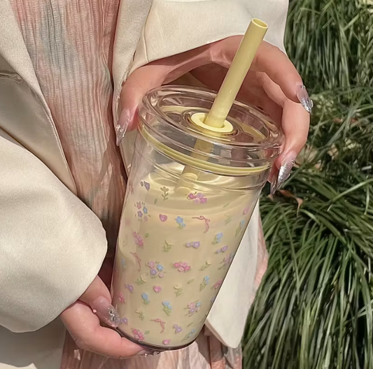 VASO FLORAL DE ACRILICO TRANSPARENTE 16oz
