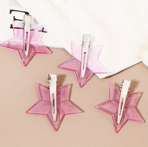 4 PASADORES PARA CABELLO ESTRELLAS