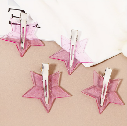 4 PASADORES PARA CABELLO ESTRELLAS