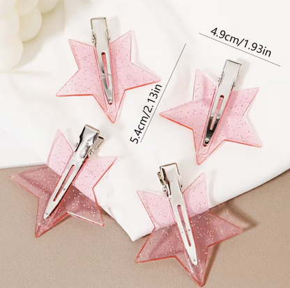 4 PASADORES PARA CABELLO ESTRELLAS