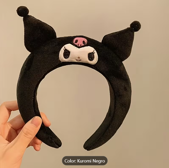 DIADEMA DE PELUCHE KUROMI