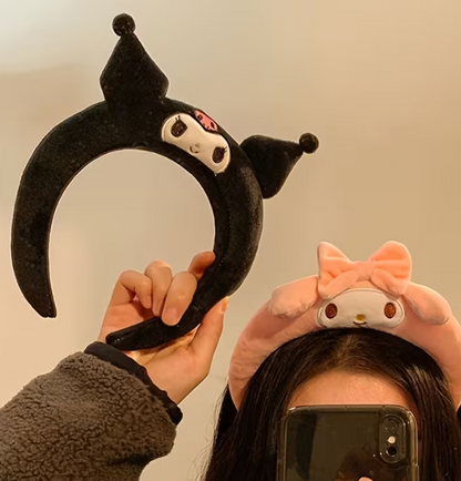 DIADEMA DE PELUCHE KUROMI