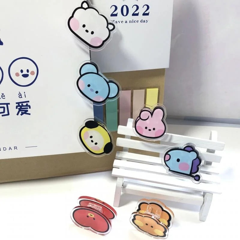 SET 5 CLIPS BT21 papeleria