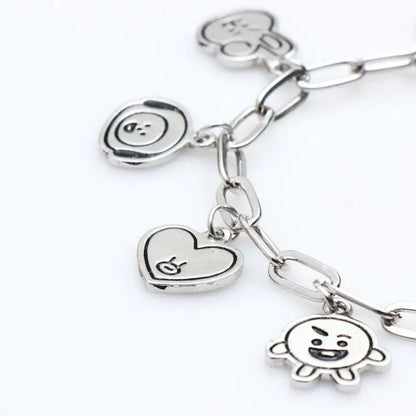 BT21 Pulsera de Metal