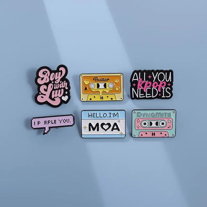 K-pop BTS TXT VARIADOS PIN Metal