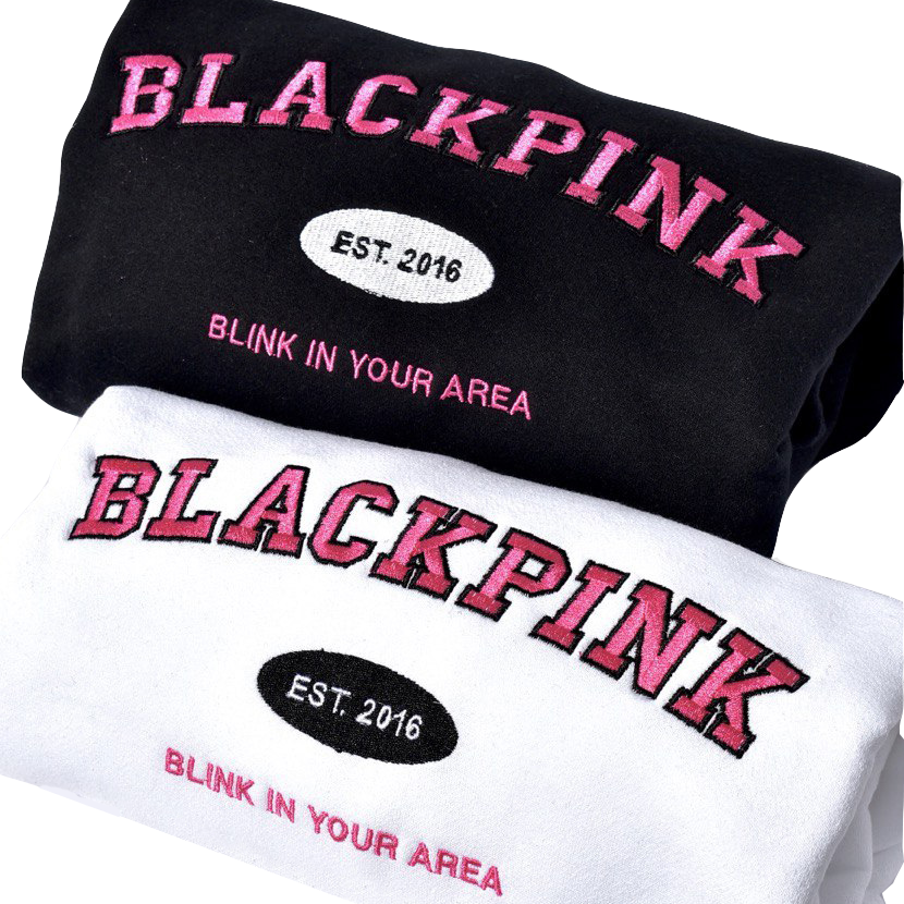 BLACKPINK SUDADERA BORDADA UNISEX