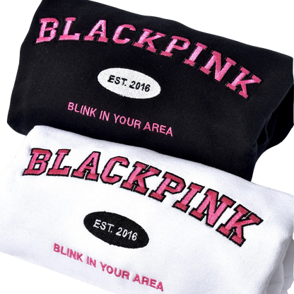 BLACKPINK SUDADERA BORDADA UNISEX