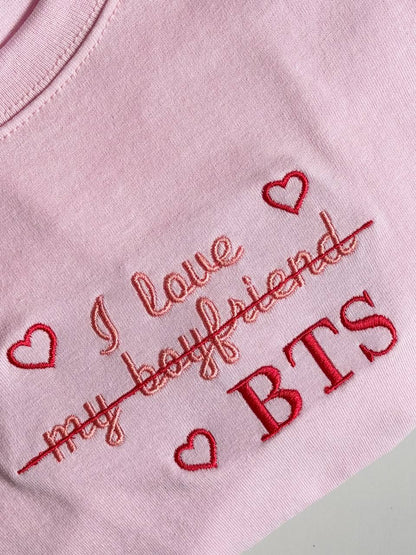 I LOVE MY... CUPID COLLECTION PLAYERA ROSA BORDADA MANGA CORTA