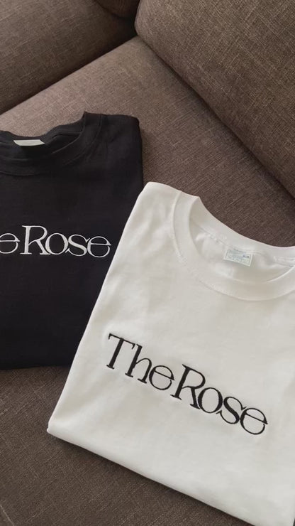 THE ROSE PLAYERA BLANCA / NEGRA BORDADA