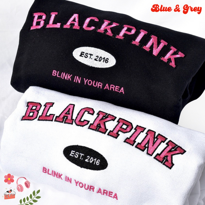 BLACKPINK SUDADERA BORDADA UNISEX