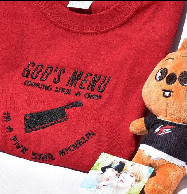 GOD'S MENU STRAY KIDS PLAYERA BORDADA